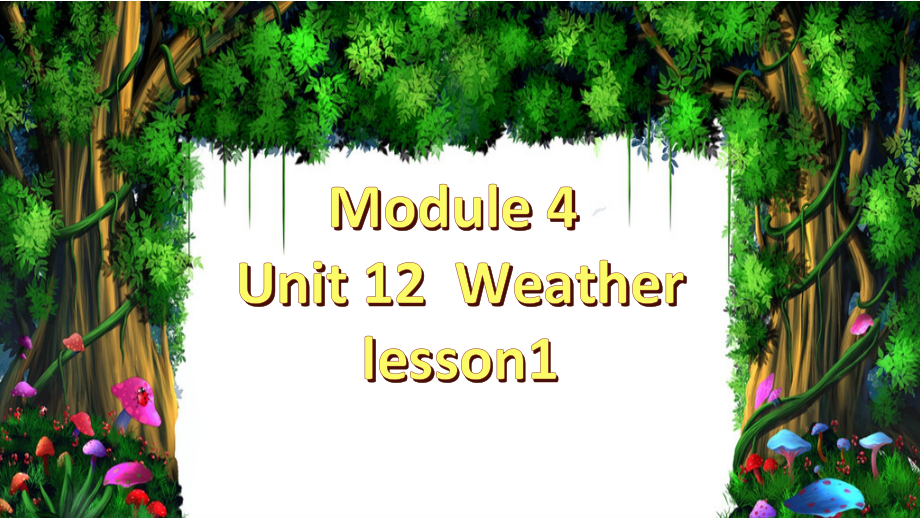 Module 4 The world around us-12 Weather-ppt课件-(含教案+视频+素材)-市级公开课-沪教版四年级上册英语(编号：f06b4).zip