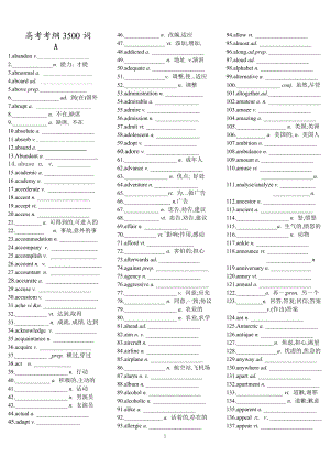 高考英语3500词检测版.pdf