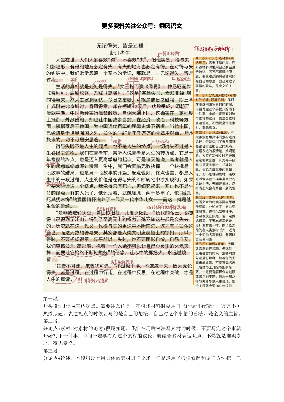 2021浙江卷高考满分作文解析.pdf_第2页