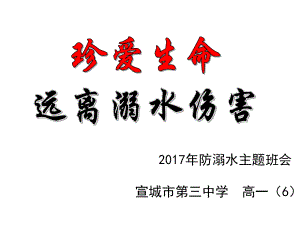 （中小学校主题班会队会资料）防溺水主题班会.ppt