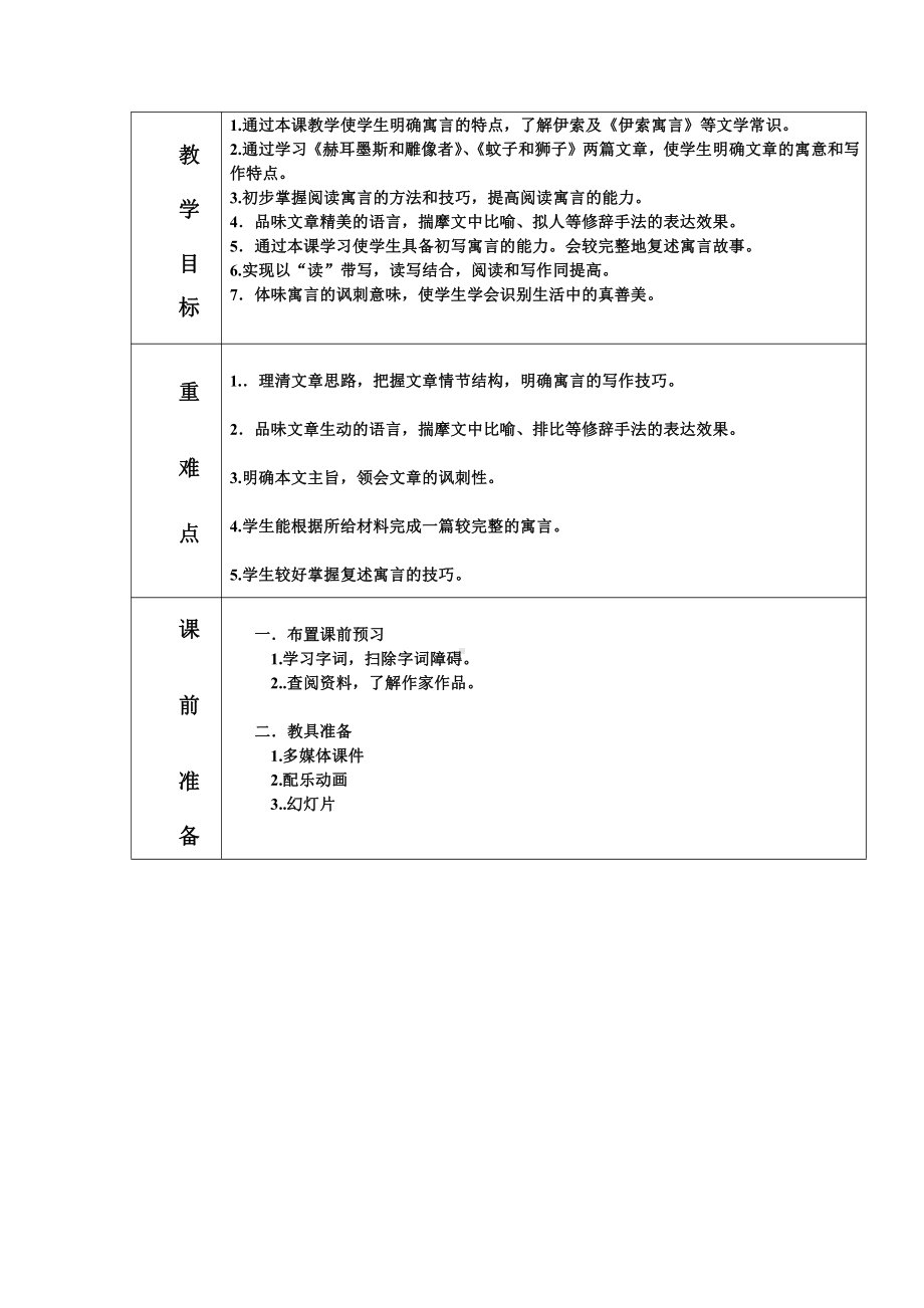 第六单元-阅读-24 寓言四则-赫耳墨斯和雕像者-教案、教学设计-市级公开课-部编版七年级上册语文(编号：d0150).zip(配套课件编号：c23dc).doc_第1页