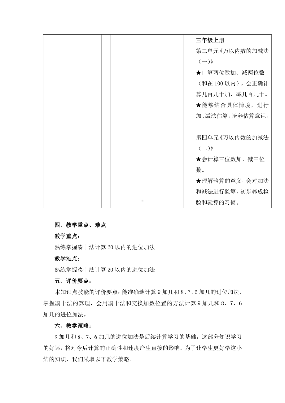 一年级上册20以内的进位加法《9加几和8、7、6加几》整体规划.doc_第3页