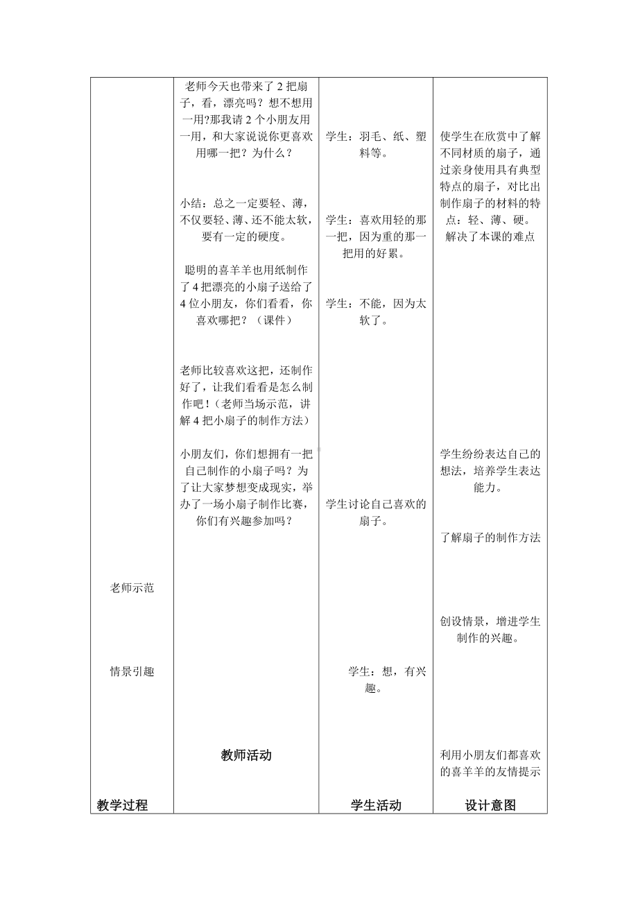 第4课 小扇子-教案、教学设计-市级公开课-人美版二年级上册美术(配套课件编号：10f48).doc_第3页