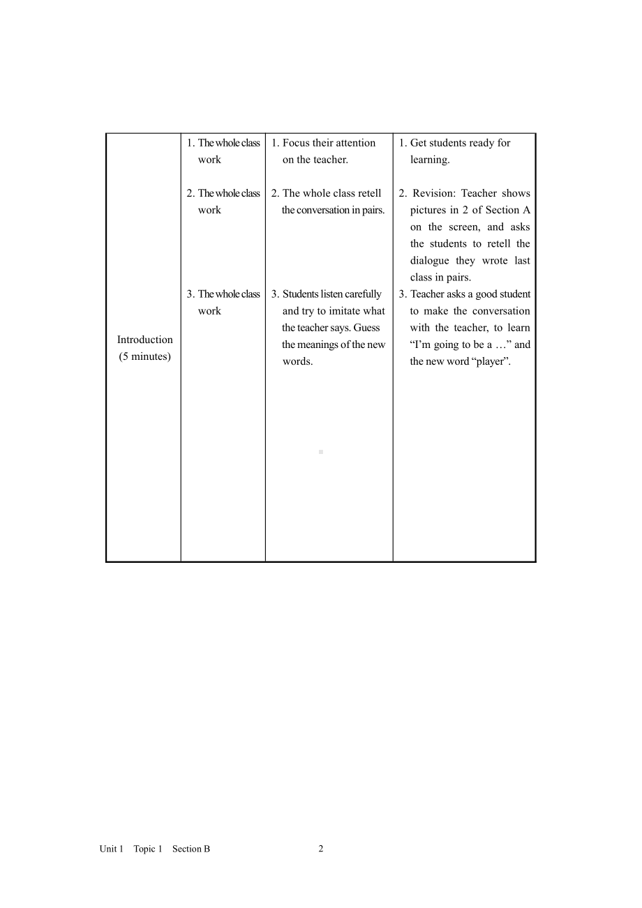 Unit 3 Our Hobbies-Topic 1 What's your hobby -Section B-教案、教学设计-省级公开课-仁爱科普版八年级上册(配套课件编号：03861).doc_第2页