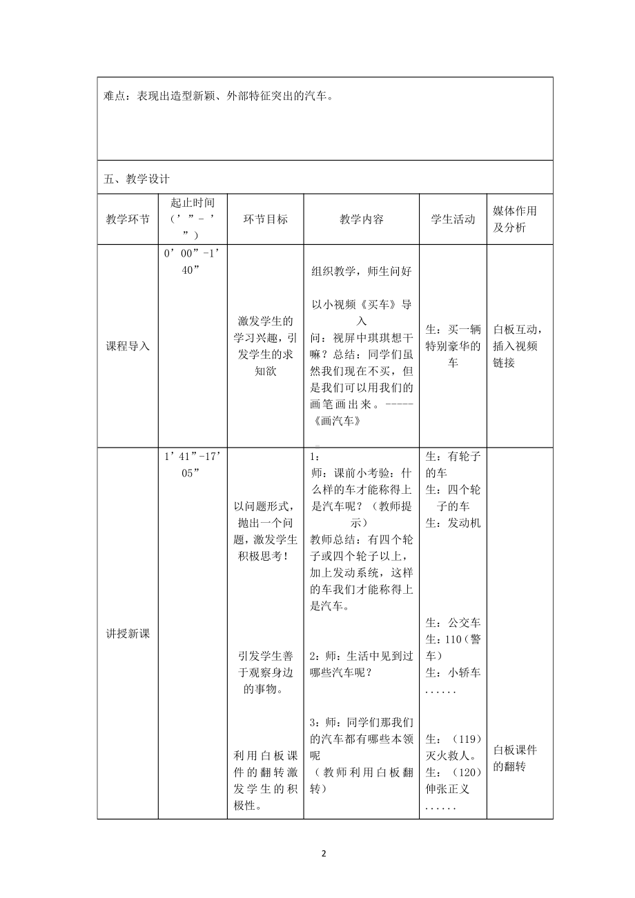 第3课 圆的世界-教案、教学设计-市级公开课-人美版一年级上册美术(配套课件编号：322fc).doc_第2页