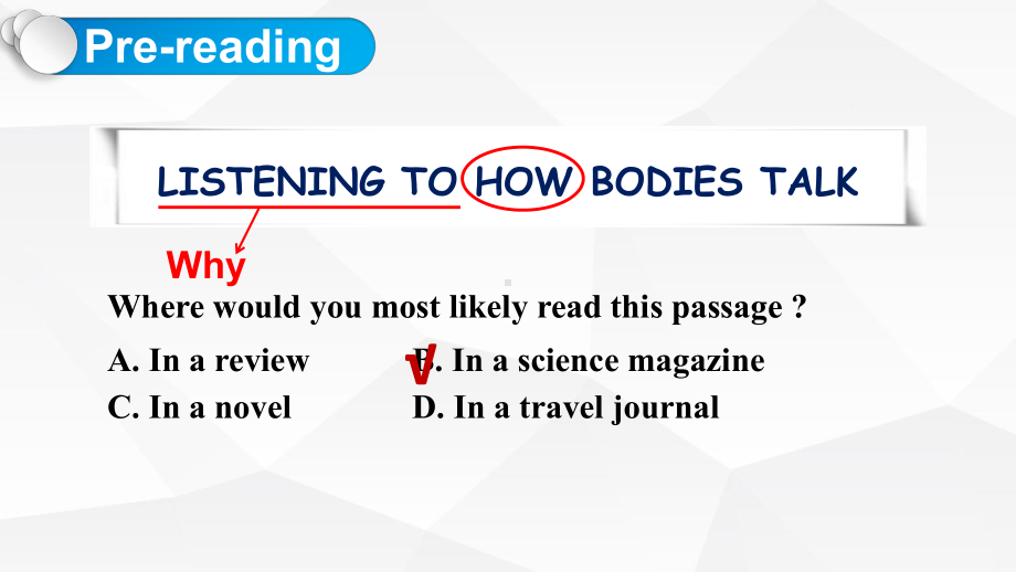 Unit 4 Reading and Thinking ppt课件 -（2019）新人教版高中英语选择性必修第一册-.pptx_第3页