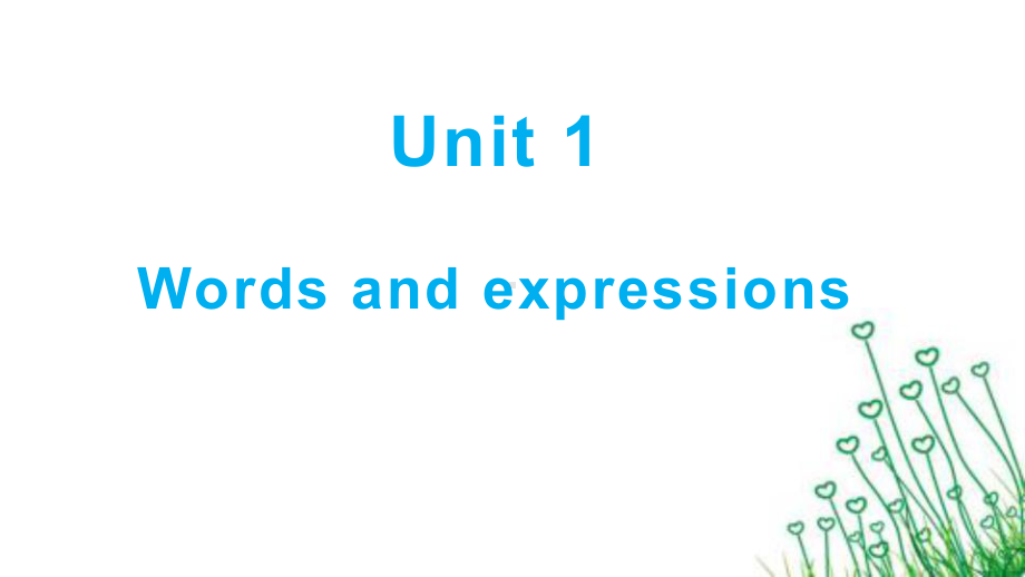 Unit 1 New words（1）ppt课件 -（2019）新人教版高中英语选择性必修第一册.pptx_第1页