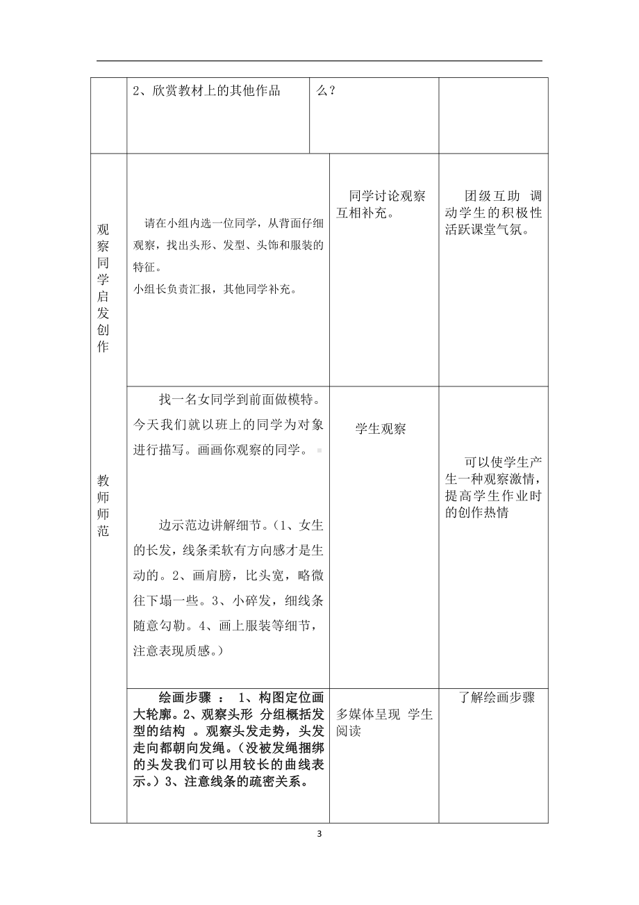 人美版四年级上册美术第10课 猜猜我是谁-教案、教学设计-市级公开课-(配套课件编号：a5f59).docx_第3页