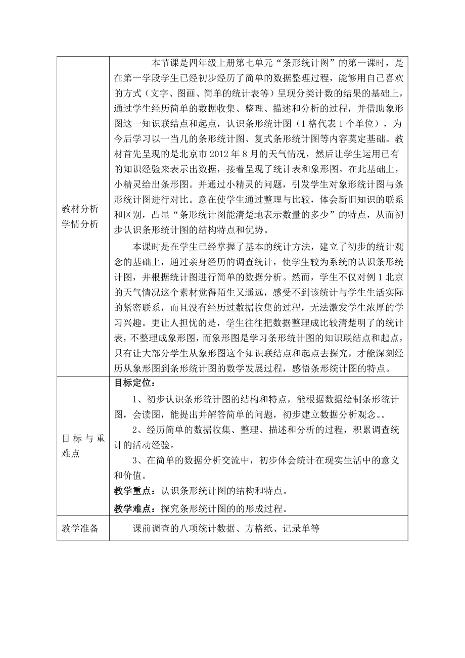 7　条形统计图-教案、教学设计-部级公开课-人教版四年级上册数学(配套课件编号：f0b46).doc_第2页