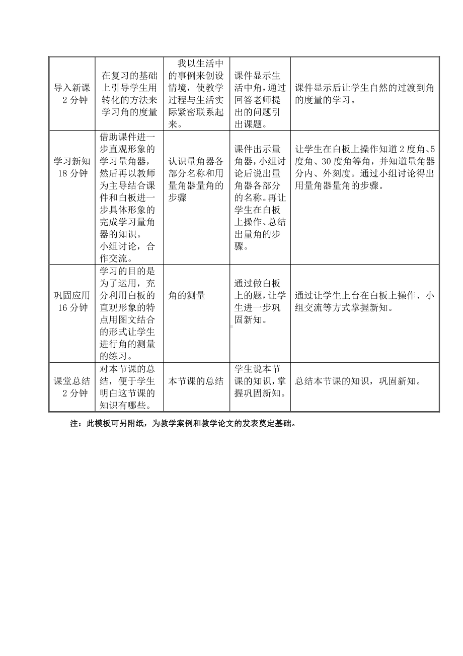 3　角的度量-角的度量-教案、教学设计-省级公开课-人教版四年级上册数学(配套课件编号：f0376).doc_第3页