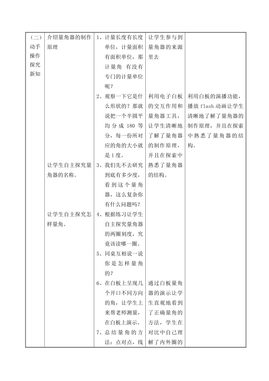 3　角的度量-角的度量-教案、教学设计-省级公开课-人教版四年级上册数学(配套课件编号：f28e6).doc_第3页