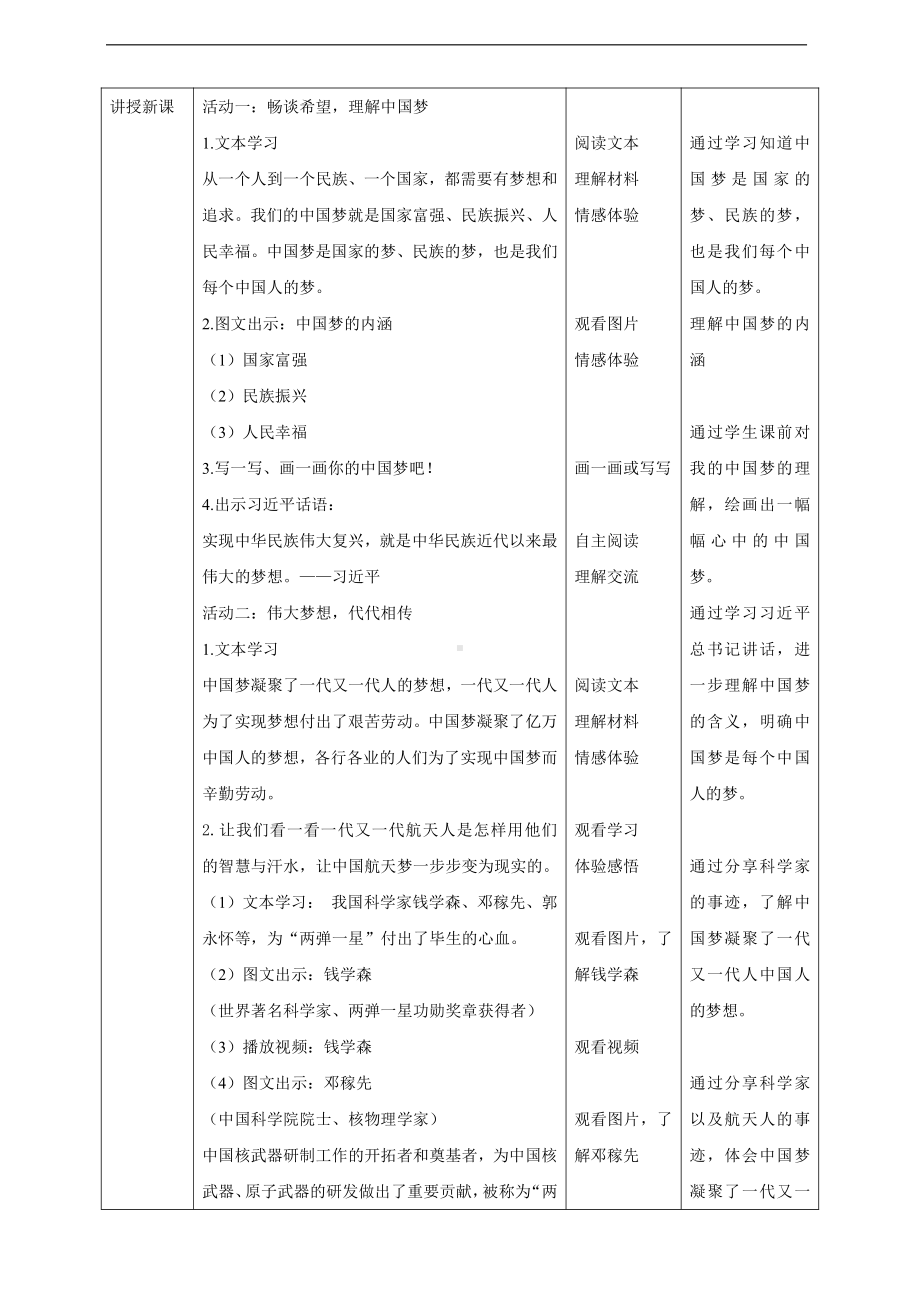 第4讲-我们的中国梦《二 伟大的中国梦》教案-习近平新时代中国特色社会主义思想学生读本（低年级）.doc_第2页