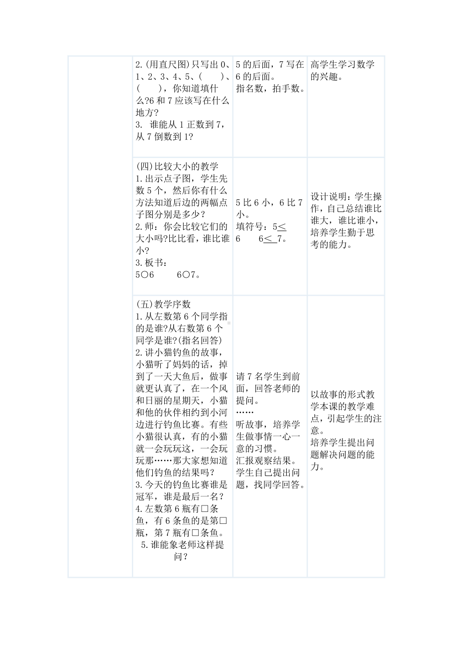 5.6-10的认识和加减法-6和7的组成-教案、教学设计-省级公开课-人教版一年级上册数学(配套课件编号：500b7).doc_第3页