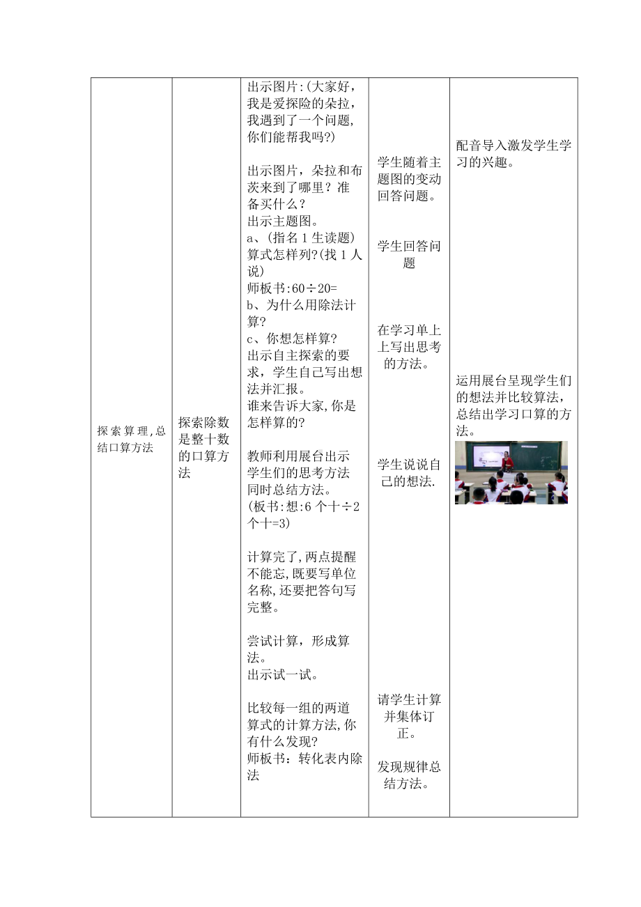 二、两、三位数除以两位数-1、除数是整十数的口算和笔算（商一位数）-教案、教学设计-市级公开课-苏教版四年级上册数学(配套课件编号：30135).docx_第2页