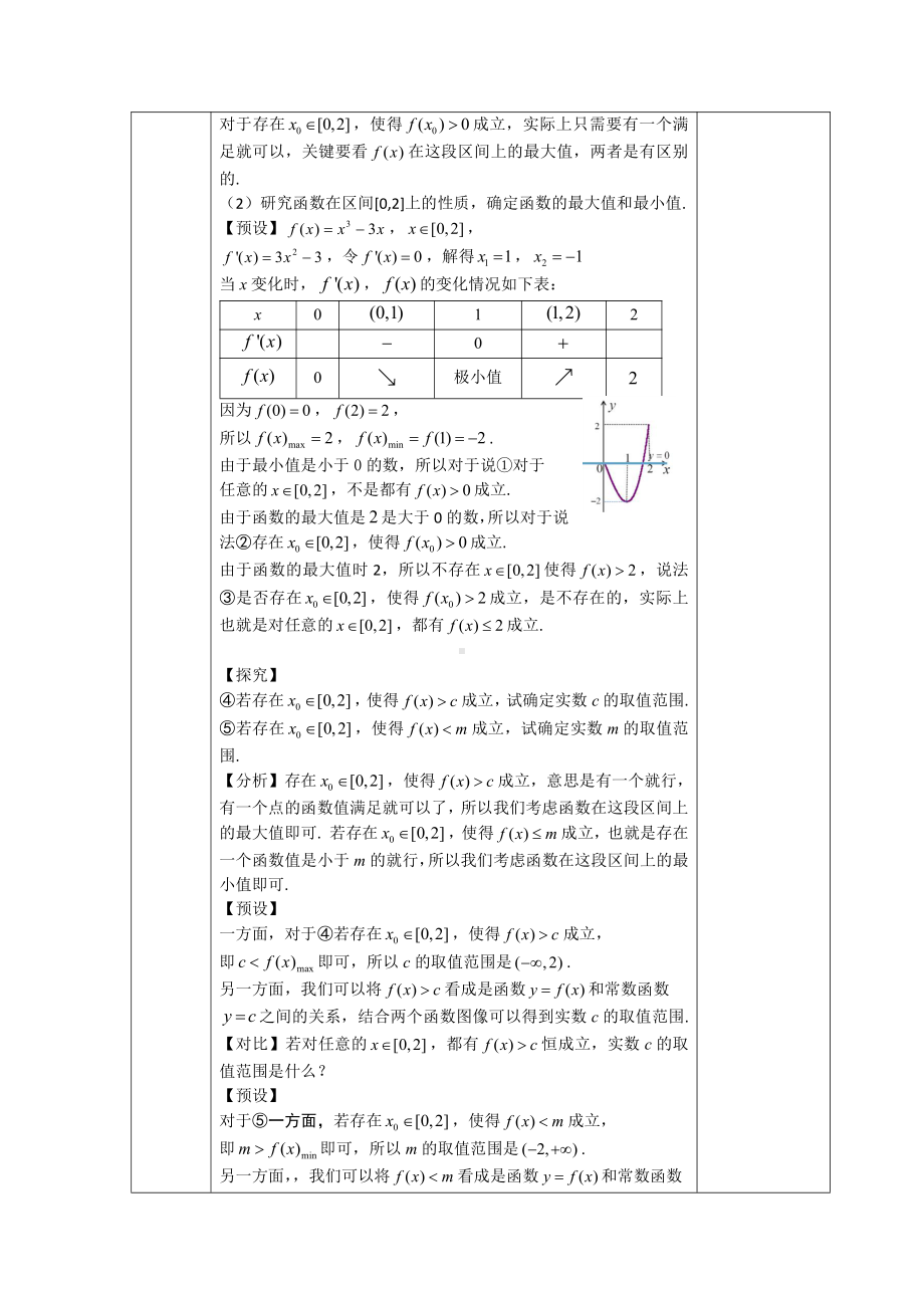 （高中数学 一师一优课系列）高二数学（选修-人教A版）-利用导数研究存在性问题-1教案.docx_第3页