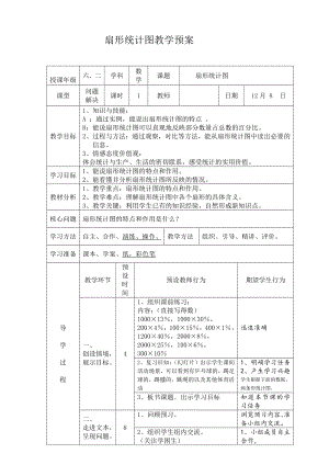 7 扇形统计图-教案、教学设计-市级公开课-人教版六年级上册数学(配套课件编号：02238).doc