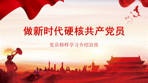 党员榜样学习介绍宣传PPT课件.pptx