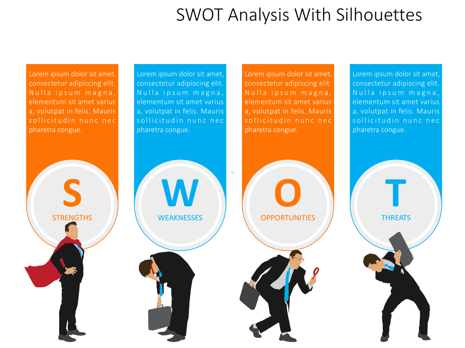 形象化剪影SWOT分析PPT模板.pptx_第1页