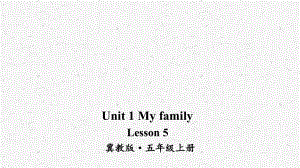 2020冀教版英语五年级上Lesson 5课件.ppt