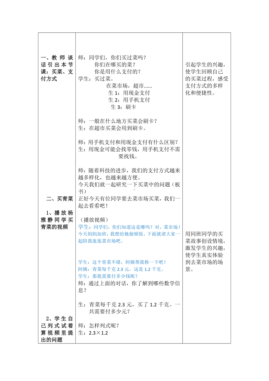 二 小数乘法-解决问题-买菜中的问题-教案、教学设计-市级公开课-冀教版五年级上册数学(配套课件编号：b037d).docx_第2页