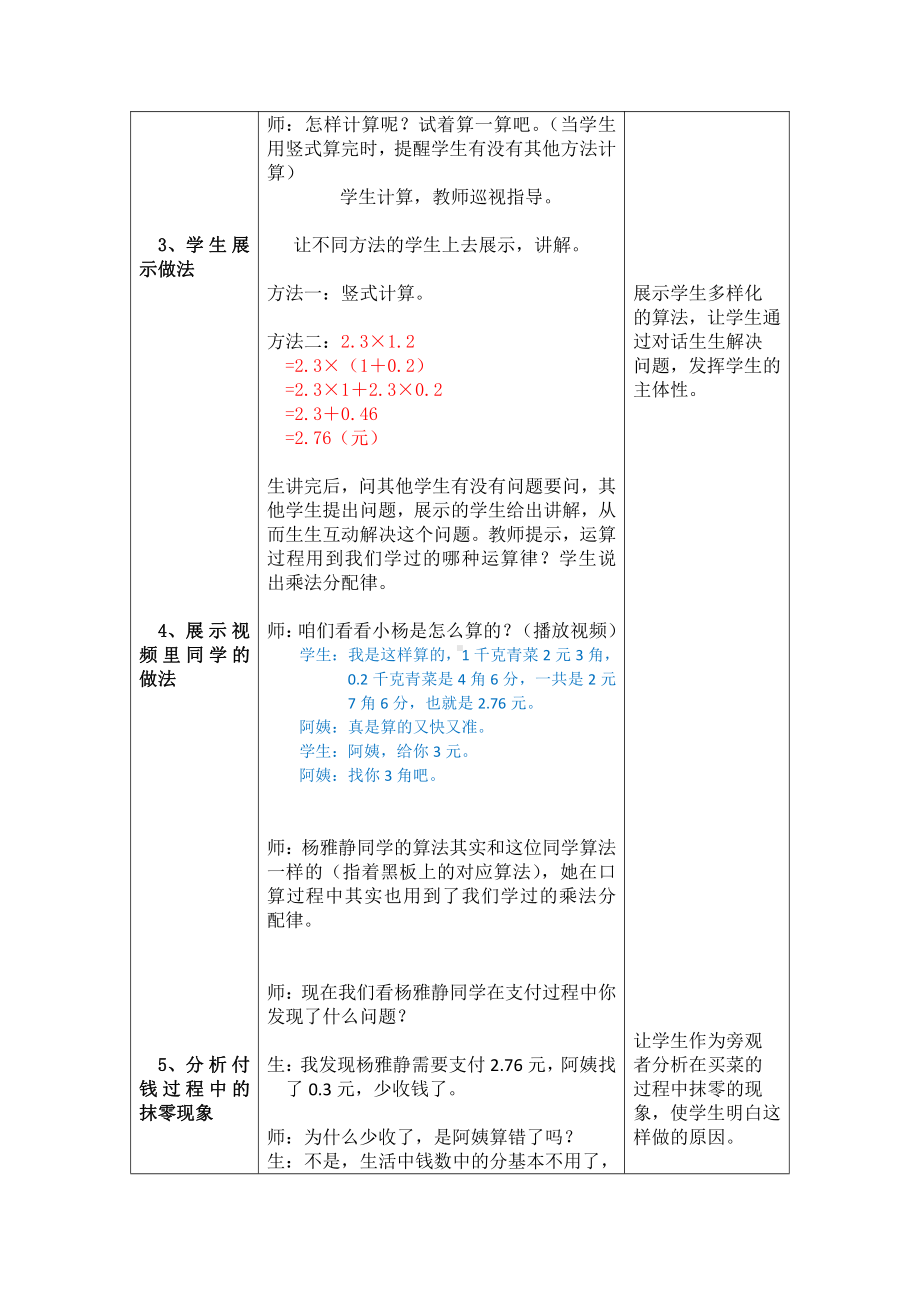 二 小数乘法-解决问题-买菜中的问题-教案、教学设计-市级公开课-冀教版五年级上册数学(配套课件编号：b037d).docx_第3页