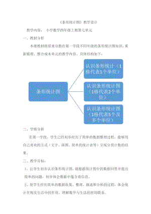 八 平均数和条形统计图-一格表示1个、2个单位的条形统计图用不同方法求平均数-教案、教学设计-市级公开课-冀教版四年级上册数学(配套课件编号：1092f).docx