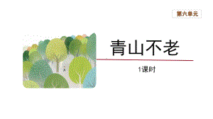 六年级语文上册-20《青山不老》.pptx