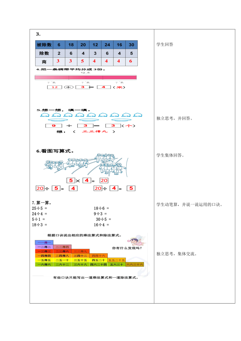 六 表内除法-用乘法口诀求商-教案、教学设计-市级公开课-西南师大版二年级上册数学(配套课件编号：60583).docx_第3页