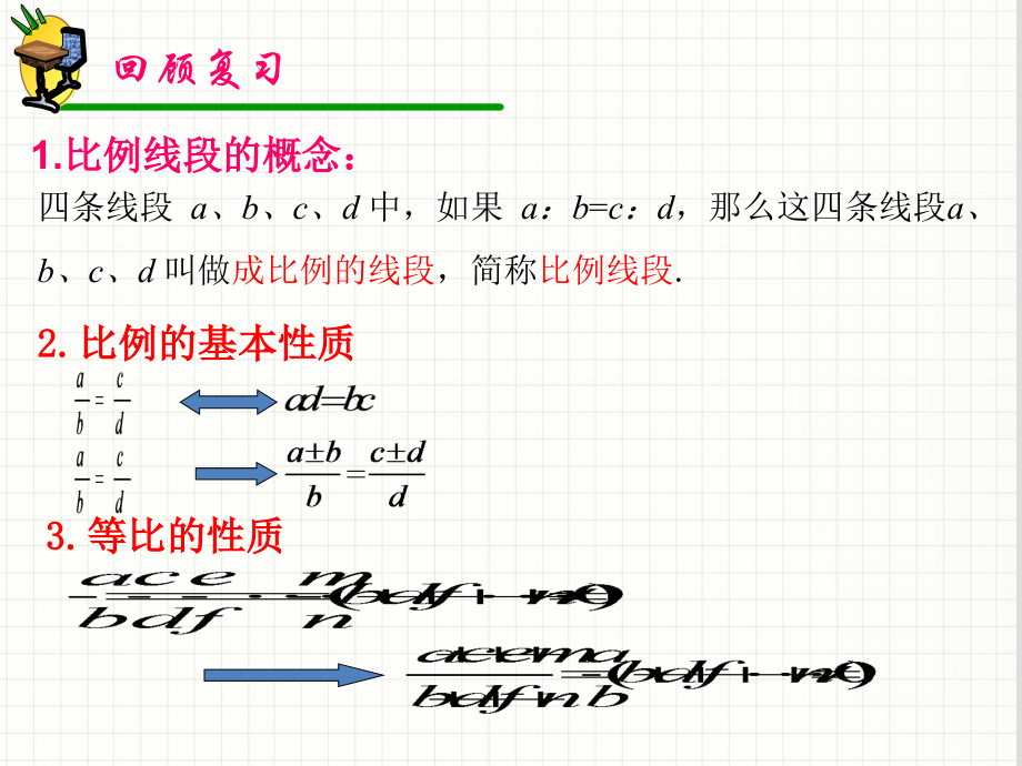 第四章 图形的相似-2 平行线分线段成比例-ppt课件-(含教案+素材)-省级公开课-北师大版九年级上册数学(编号：3005f).zip