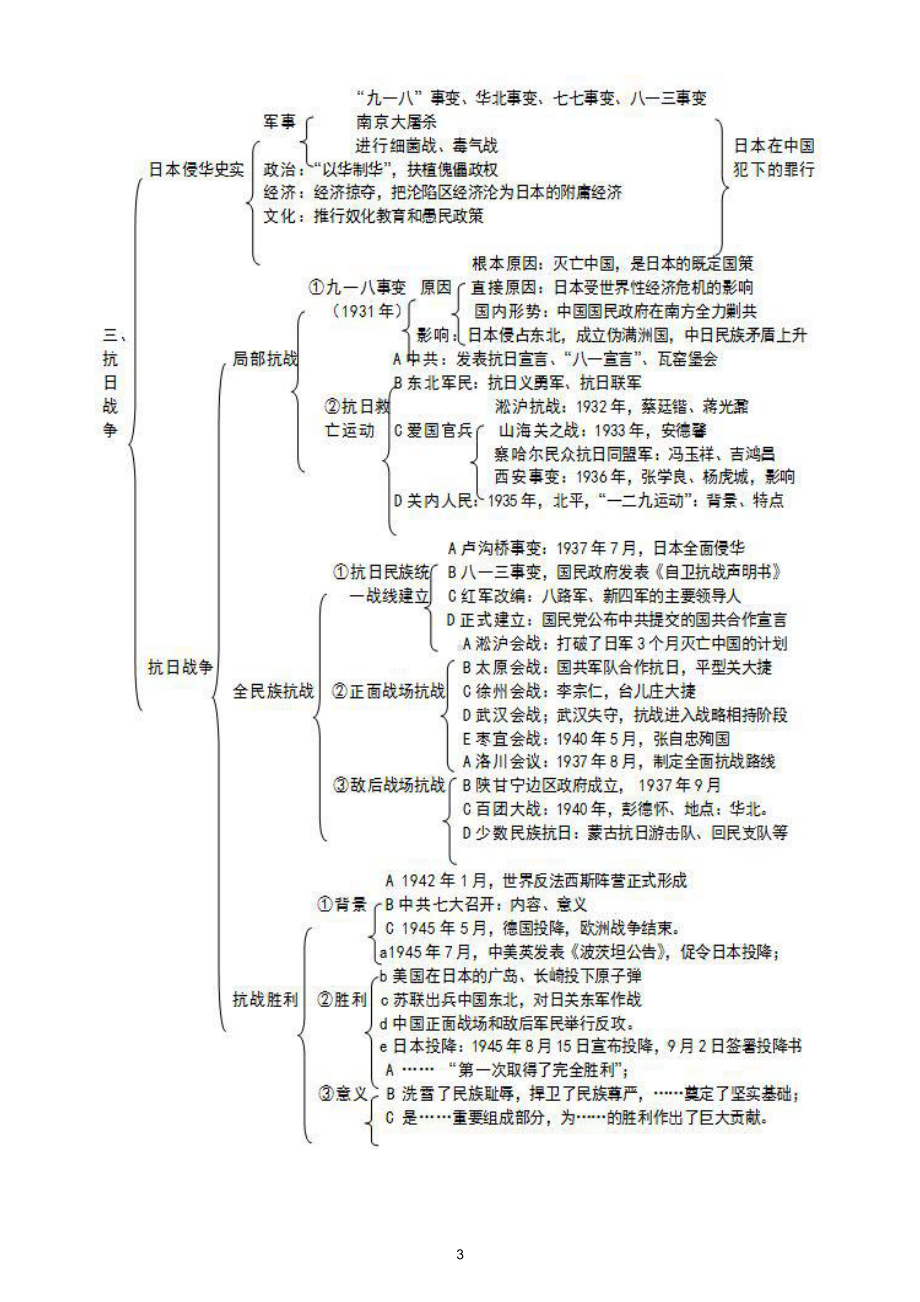 高中历史高考复习专题知识结构图（共9个专题最全整理）.doc_第3页