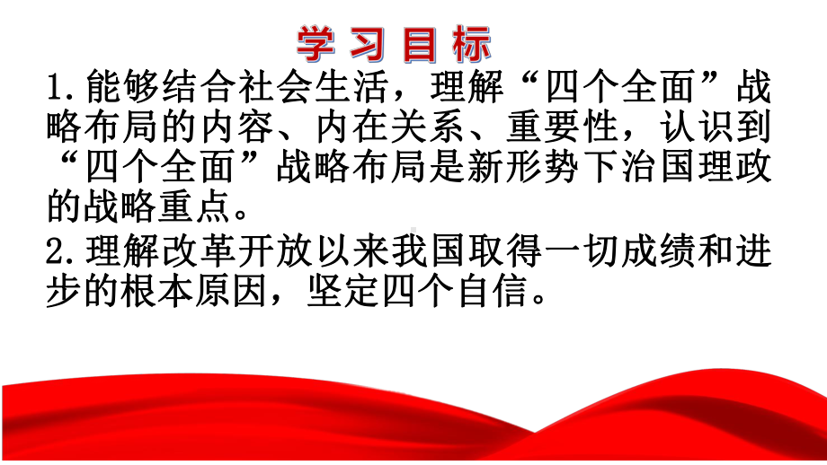 3.2 协调推进“四个全面”战略布局 ppt课件-《习近平新时代中国特色社会主义思想学生读本》（初中）.pptx_第2页