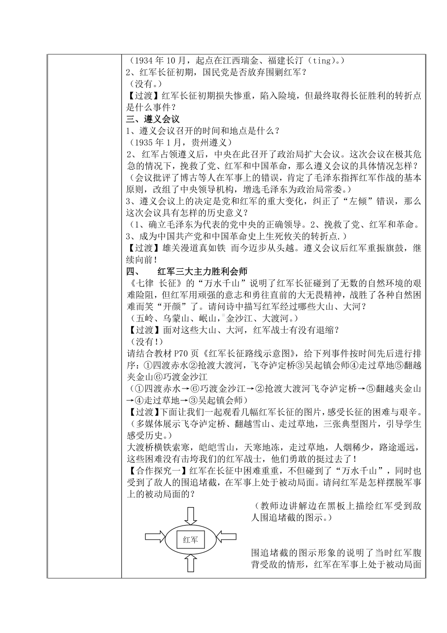 第17课 中国工农红军长征-教案、教学设计-省级公开课-部编版八年级上册历史(配套课件编号：e26d5).doc_第2页