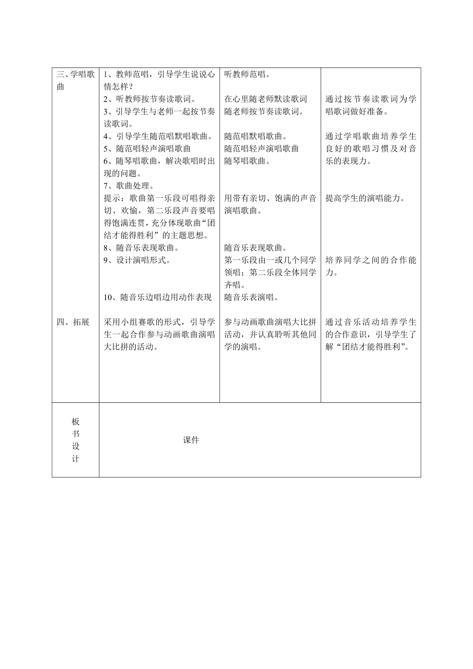 第五单元　动画城-唱歌　我们的家园-教案、教学设计-市级公开课-人教版二年级上册音乐（简谱）(配套课件编号：72263).doc_第2页