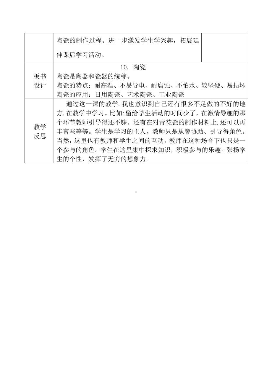 2021青岛版五年级上册科学20陶瓷材料.docx_第3页