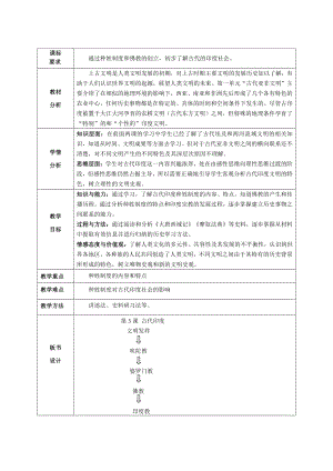 第一单元 古代亚非文明-第3课 古代印度-教案、教学设计-部级公开课-部编版历史九年级上册(配套课件编号：e0a54).docx