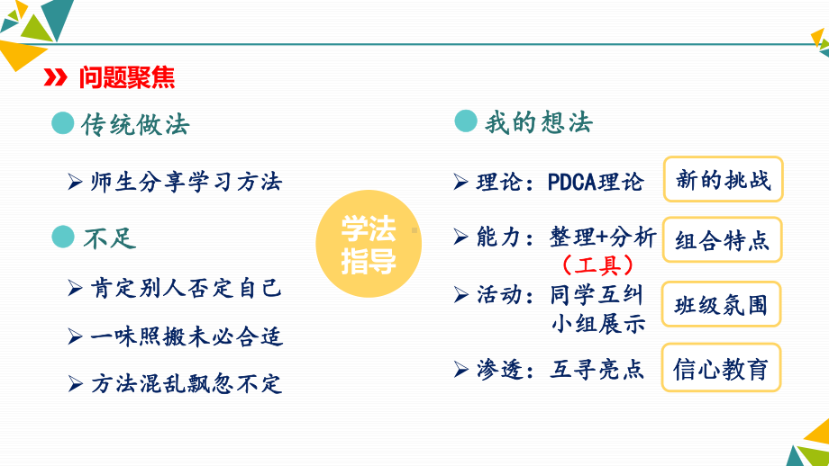 PDCA理论在考后学法指导应用 ppt课件 高中主题班会.pptx_第3页