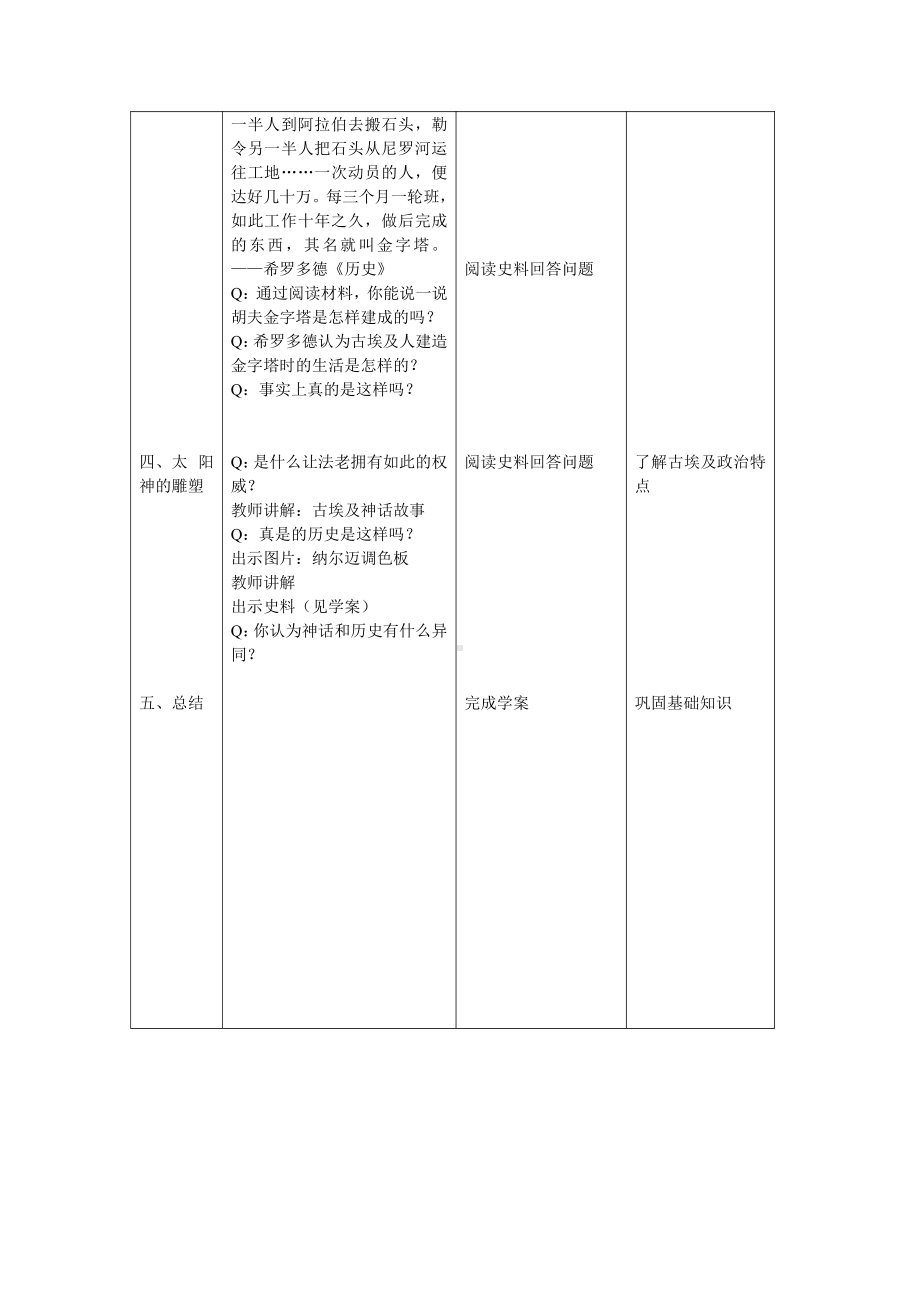 第一单元 古代亚非文明-第1课 古代埃及-教案、教学设计-省级公开课-部编版历史九年级上册(配套课件编号：306c1).docx_第3页