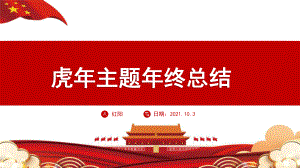 2022虎年大吉年终总结模板.pptx