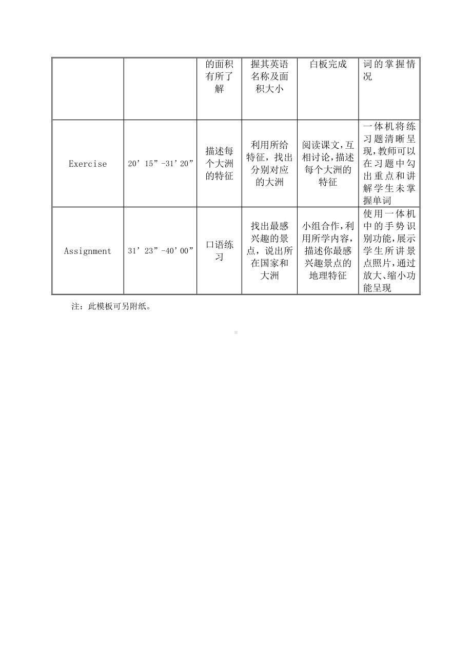 Unit 7 Know Our World-Lesson 38 The World Is a Big Place-教案、教学设计-省级公开课-冀教版八年级下册英语(配套课件编号：50c0f).doc_第3页