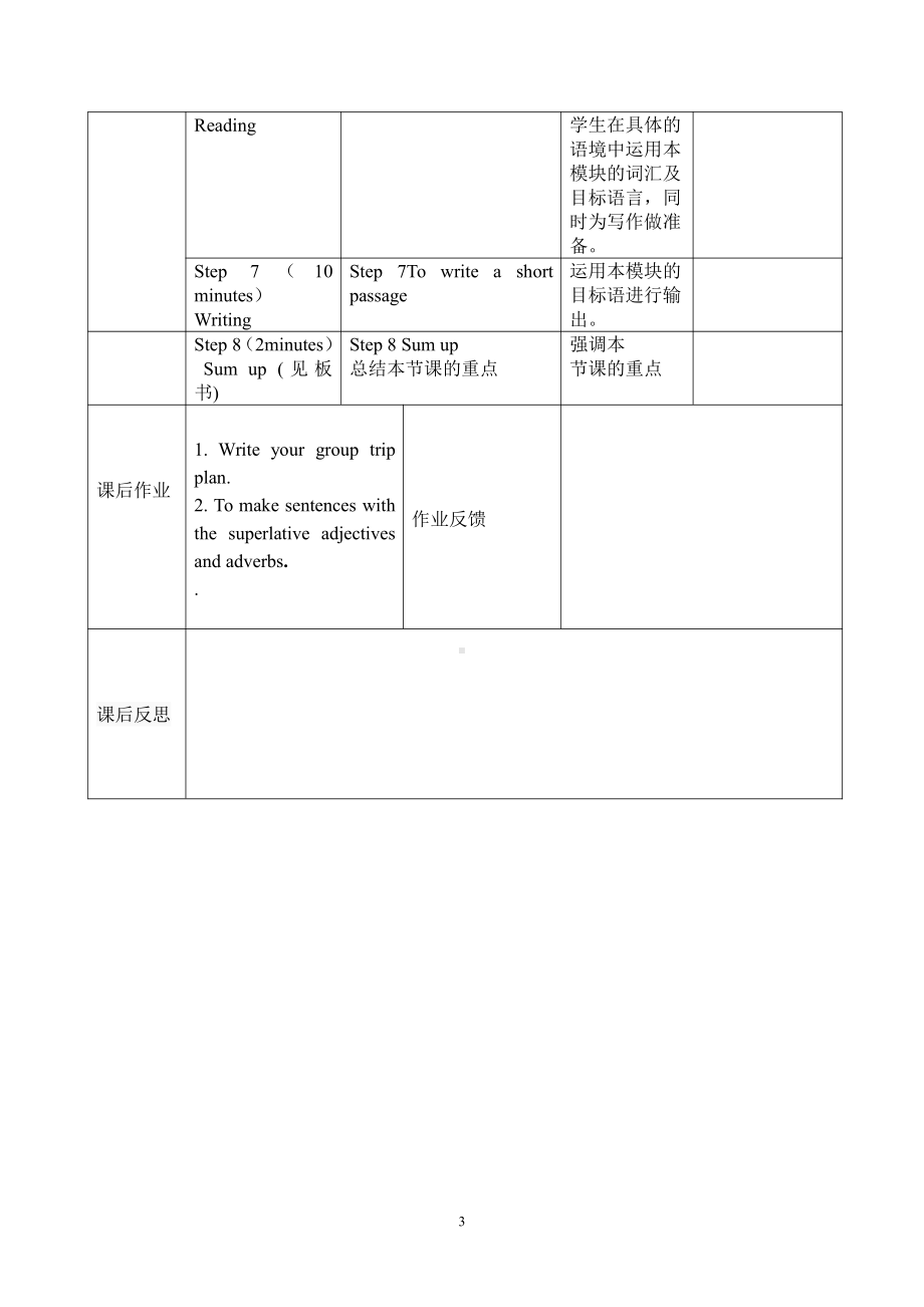 Module 4 Planes, Ships and trains-Unit 3 Language in use-教案、教学设计-市级公开课-外研版八年级上册英语(配套课件编号：306fc).doc_第3页