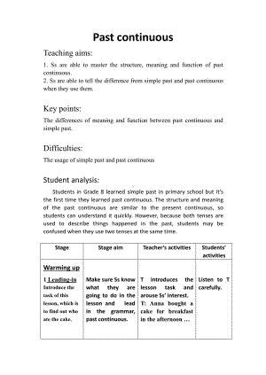 Module 8 Accidents-Unit 3 Language in use-教案、教学设计-市级公开课-外研版八年级上册英语(配套课件编号：700ba).doc