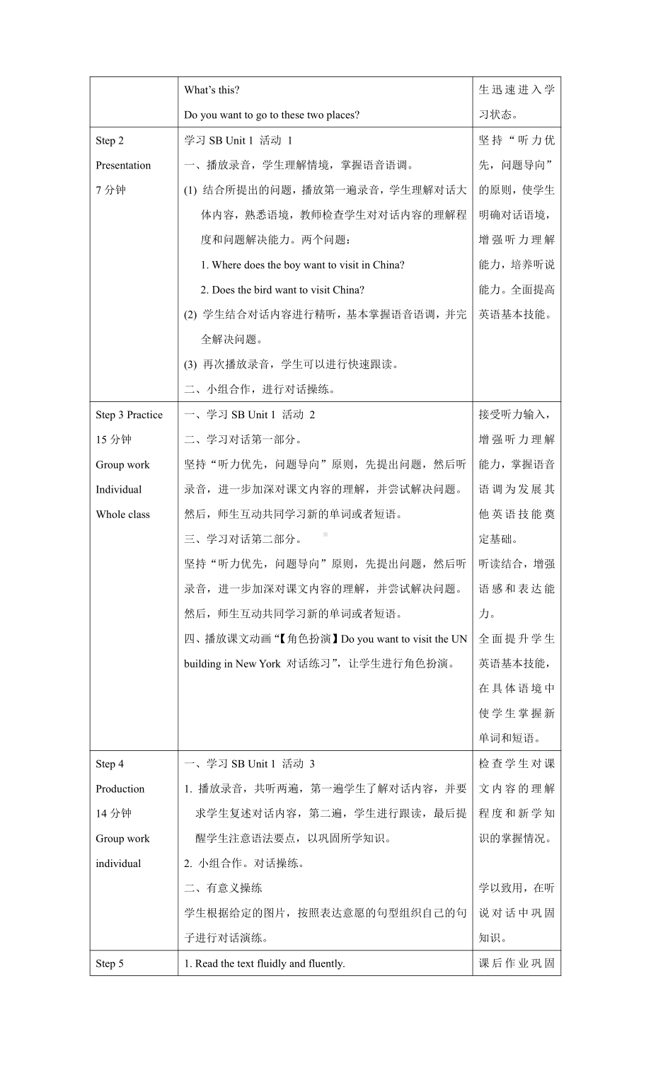 外研版英语六年级上册-Module 9 Unit 1（教案）.doc_第2页