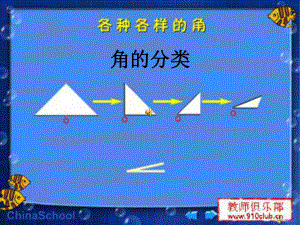 新人教版小学四年级数学上册《角的分类 》部编版优质课件.pptx