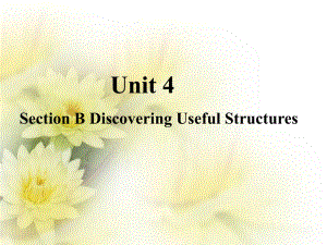 （新教材）人教版（2019）必修第三册英语Unit 4 Space exploration Section B Discovering Useful Structures教学 - ppt课件.pptx