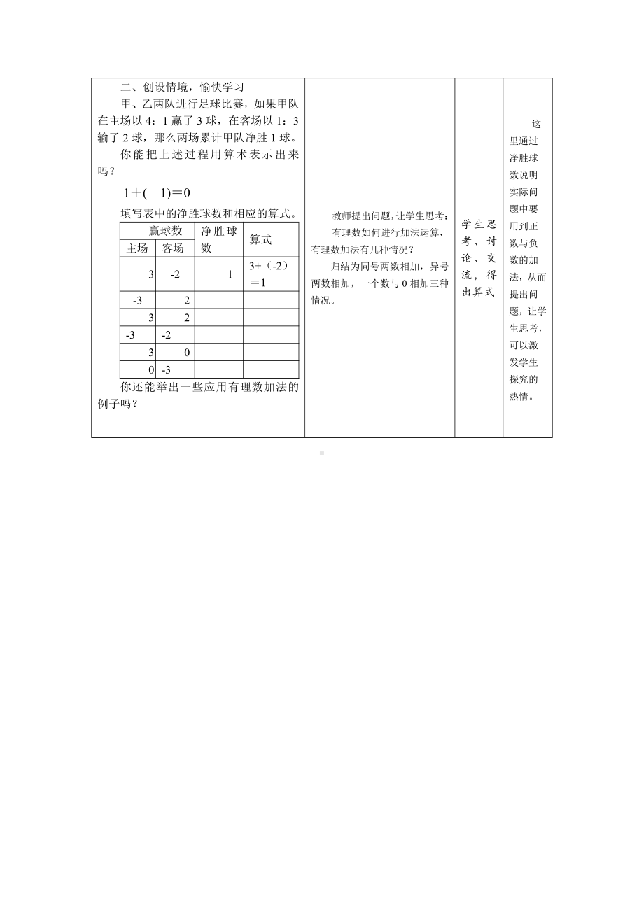 第二章 有理数及其运算-4 有理数的加法-有理数的加法法则-教案、教学设计-市级公开课-北师大版七年级上册数学(配套课件编号：90674).doc_第3页