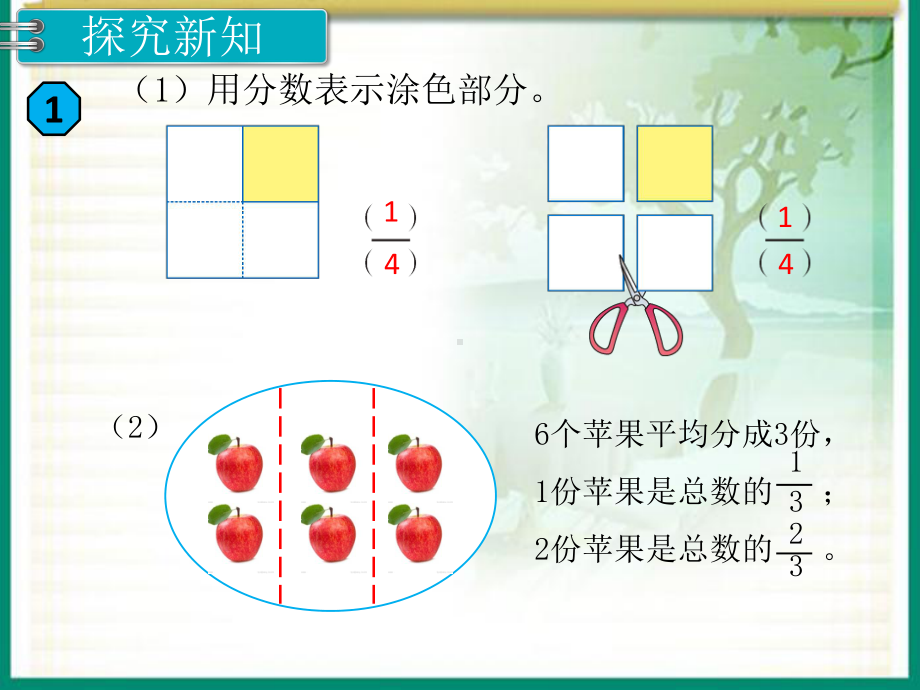 人教版三年级数学上册《分数的简单应用》部编版课件.pptx_第3页