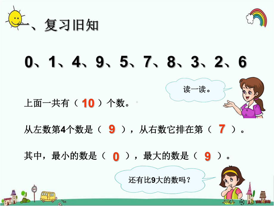 人教部编版一年级数学上册 《10的认识》统编PPT课件.pptx_第2页