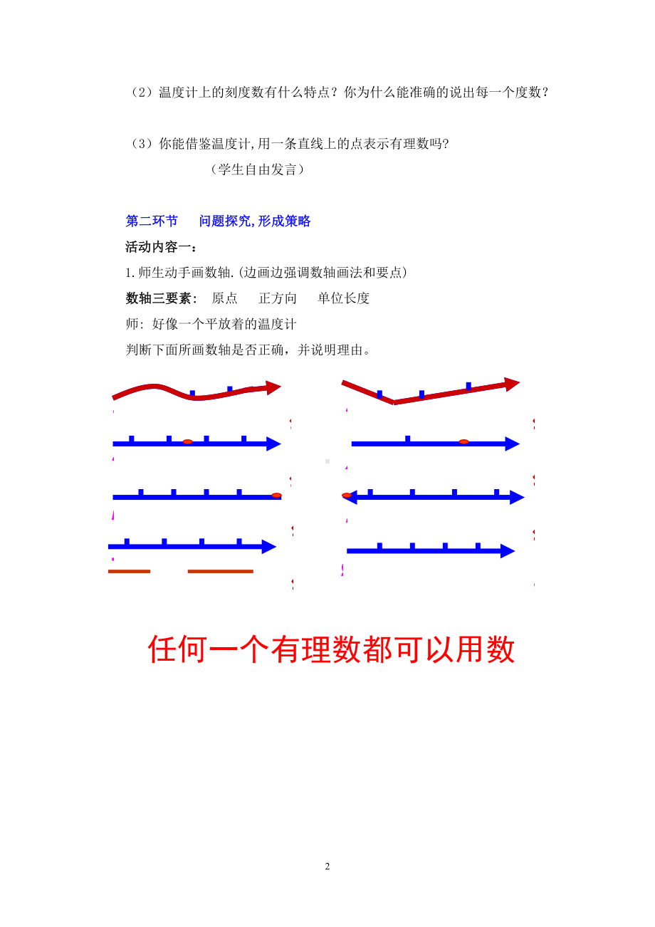 第二章 有理数及其运算-2 数轴-教案、教学设计-市级公开课-北师大版七年级上册数学(配套课件编号：c3596).doc_第2页