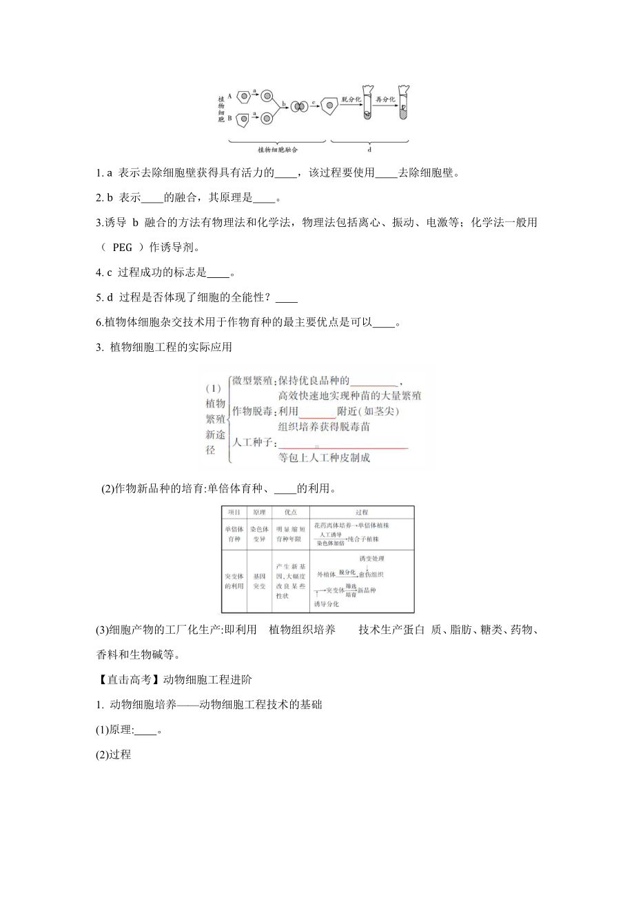 （2019新教材）人教版高中生物选择性必修3生物技术与工程 基础知识归纳.docx_第3页