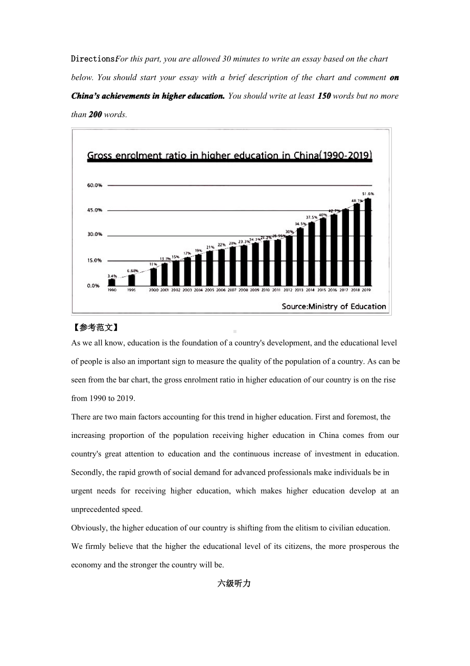 2021年6月六级真题及答案-三套全-完整版.pdf_第3页